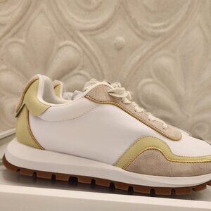 Donna Karan "Binx" lace up sneakers. NWOT. Size 9.5